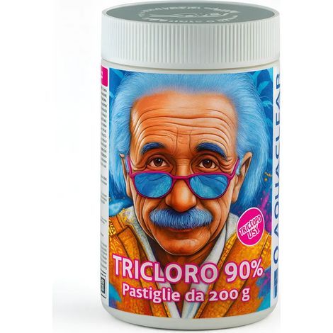 Cloro Pastiglie 200 g Trattamento Lento per Piscina Formato da 5 kg (1/3)