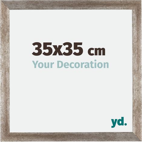 yd. - Cadre photo 35x35 - Metal Vintage - MDF - Mura (1/5)