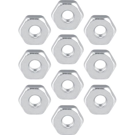 10 Écrous Hexagonaux 8mm pour Barre Guide et Couronne, Acier Inoxydable, 10 Pièces Rechange Compatibles Stihl et Solo Tronçonneuse (1/5)