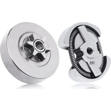 Kit de montage de tambour d'embrayage 3/8-6T pour Husqvarna 120 36 41 136 137 141 142 235 235E 240 236 Jonsered 2035 2036 2040 2041 Partner 350 351 Chaîne scie 53000 47061 (1/4)