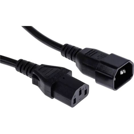 Cliff FCR72039 Strom Netzkabel Schwarz 2 m