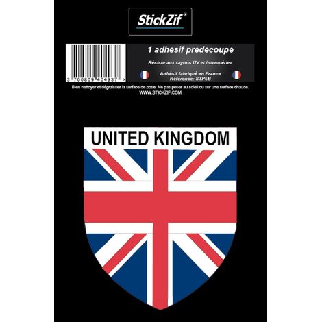 ADHESIF PAYS BLASON UNITED KINGDOM X1