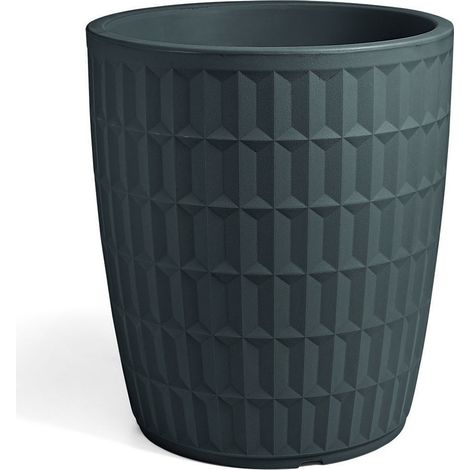 Vaso Rotondo Tyle  Anthrazit - 60 cm