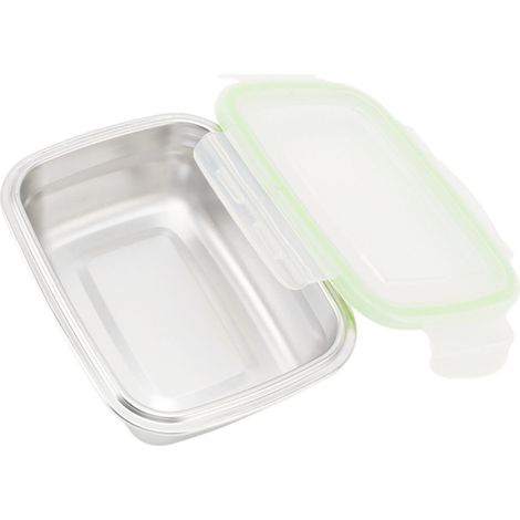 Quadratische, auslaufsichere Lunchbox aus Edelstahl 304, 1800 ml (1/5)