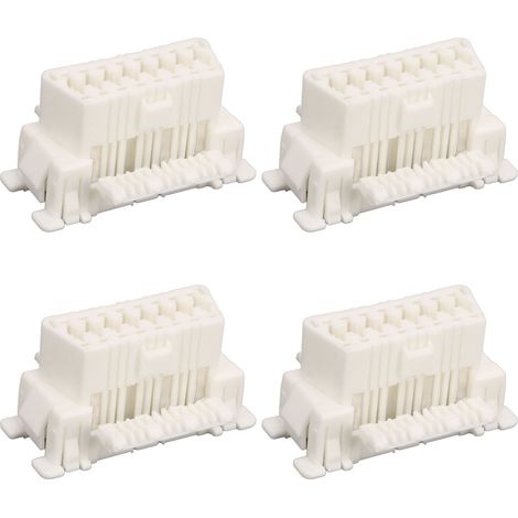 Lot de 10 connecteurs OBD2 femelles 16 broches blancs pour interface de diagnostic automobile (1/5)