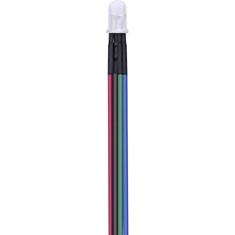 TRU COMPONENTS T1810O113 Assortiment de LEDs RVB rond 5 mm 1800 mcd, 5000 mcd, 3000 mcd 30 ° Q758972