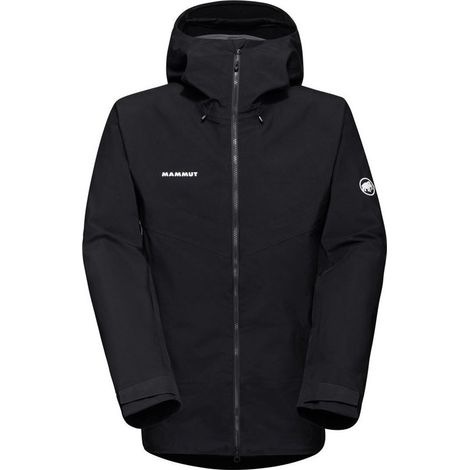Chaqueta con capucha Mammut Crater IV HS - negra, talla: S
