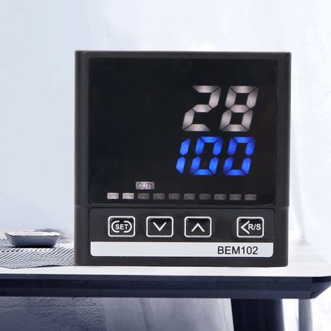 Thermostat numérique à tube LED BERM BEM102 K1220, régulateur de température 180–240 V CA (1/5)