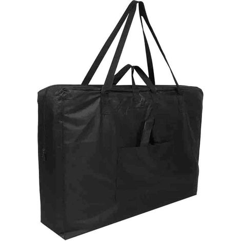 1 Sac de transport, toile synthétique robuste, poignée et bandoulière, pour table de massage, usage professionnel (1/5)