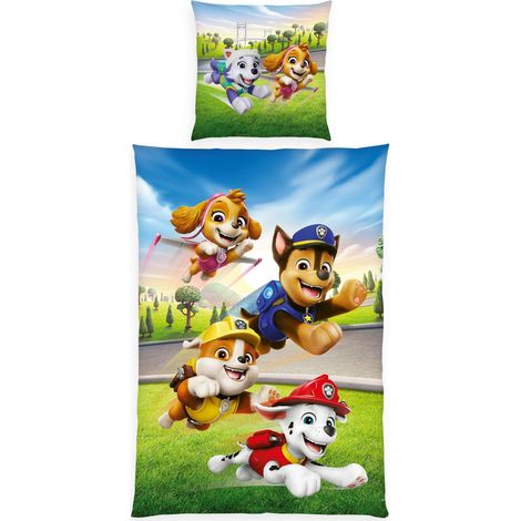 Linge de lit, Housse de Coussin env. 45x110 cm avec Rabat, Housse de Couette env. 150x220 cm avec Fermeture éclair, 100% Coton/renforcé (1/2)