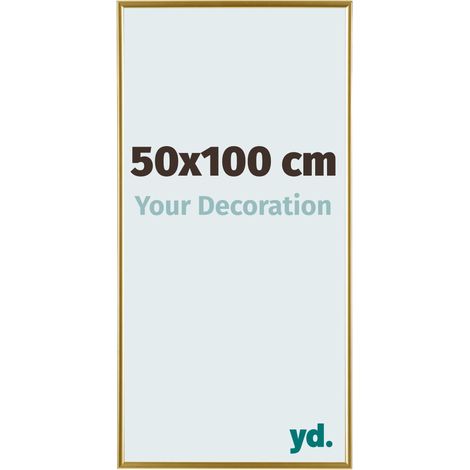yd. - Cadre photo 50x100 - Or - Plastique - Evry