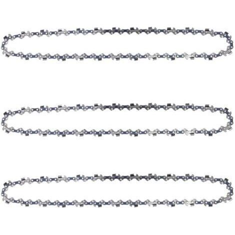 Lot de 3 Chaînes pour Tronçonneuses, Chaine Tronconneuse pour Guide-Chaîne de 14\