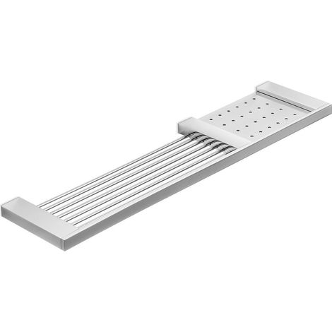 Inda - Ablagekorb L.52 cm mit abnehmbarer Ablage Divo Chrom glänzend