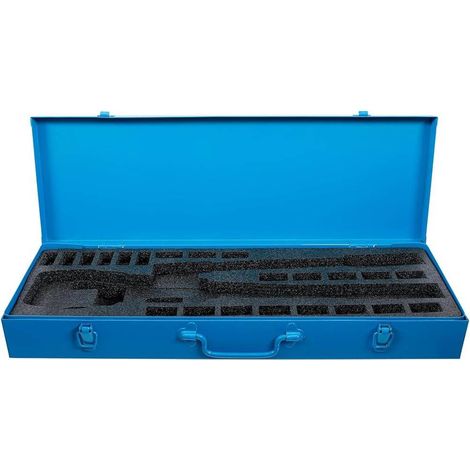 Caisse à Outils Métallique Vide - 61,5 x 21,5 x 9,8 cm - Robuste et Spacieuse, Pro - D-Work