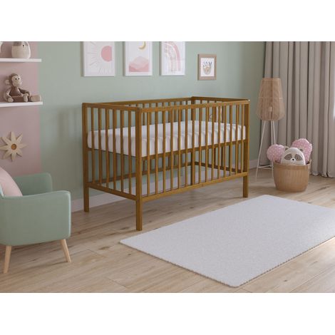 Asher Cot Bed 120x60cm with Microfiber Quilted mattress (1/5)