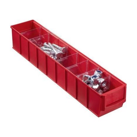 Contenedor para estantería ShelfBox 500 S Rojo