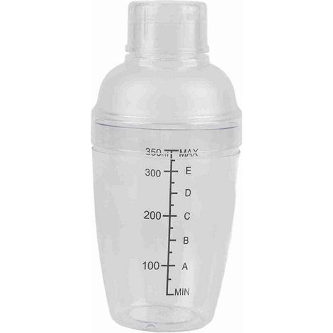 Auslaufsicherer, transparenter Cocktailmixer aus PC-Harz mit Leiterbar-Werkzeug (300 ml) (1/4)