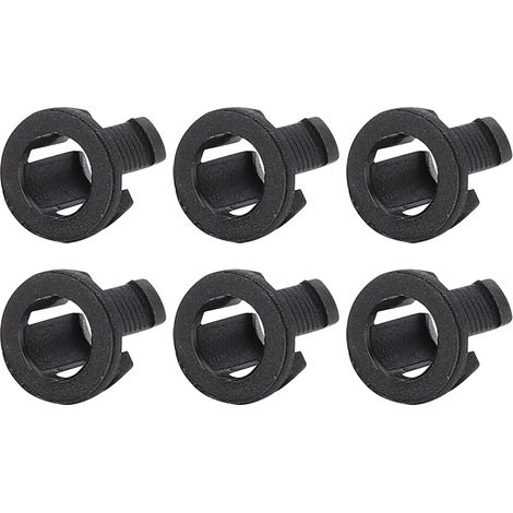 Support de diode LED (200 pièces) en plastique noir, 5 mm, accessoire pour composants électroniques (1/5)