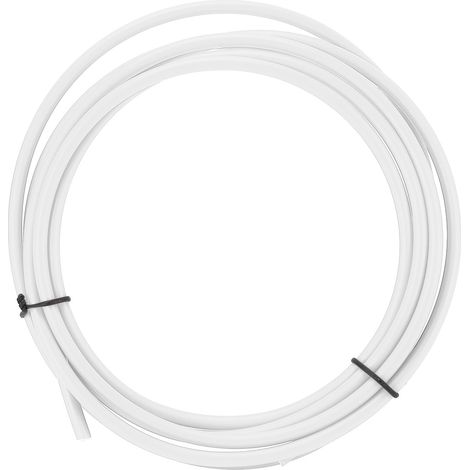 Kit de flexibles et raccords de freins à disque haute résistance pour freins à disque de vélo, compatible avec huile minérale et huile DOT (blanc). (1/5)