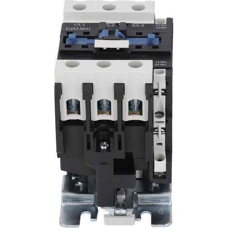 Contacteur AC 50A Bobine AC380V Interrupteur de Commande de Charge Contact Argenté pour Alimentation Électrique (1/5)