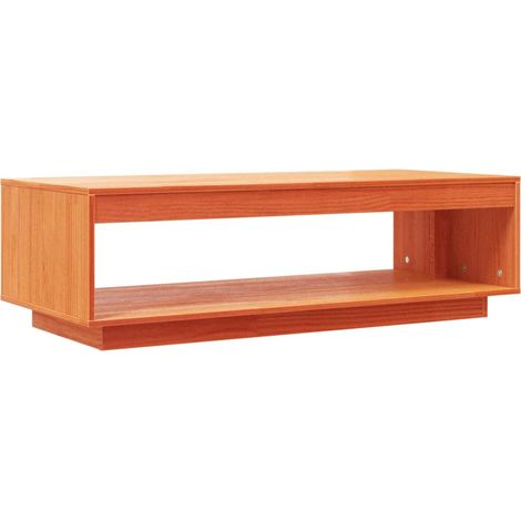 Maison Exclusive - Tavolino da Salotto Marrone Cera 110x50x33,5cm Massello di Pino