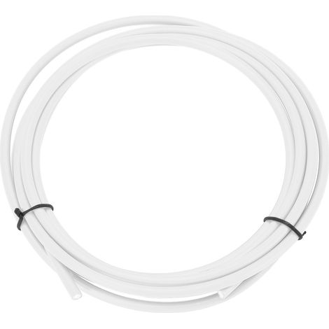 Kit de flexibles et raccords de freins à disque haute résistance pour freins à disque de vélo, compatible avec huile minérale et huile DOT (blanc). (1/5)