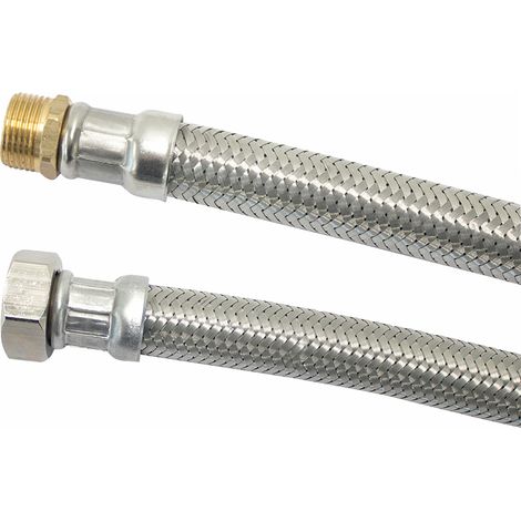 Flessibile MASCHILE-FEMMINILE 50 cm BOUTTÉØ13 mm con filettatura MASCHILE 20x27 / FEMMINILE 20x27