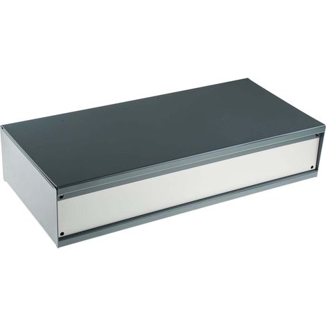 Boîtier d'instrumentation RS PRO en Aluminium, Acier Gris, dim. ext. 432 x 200 x 88mm ( Prix pour Boîte de 1 )