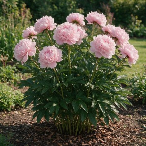 Pivoine Sarah Bernhardt 30cm Pot 1L - Paeonia (1/4)