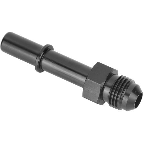 Raccord adaptateur carburant AN6 vers connecteur rapide 3/8 mâle LS pour GM noir (1/3)