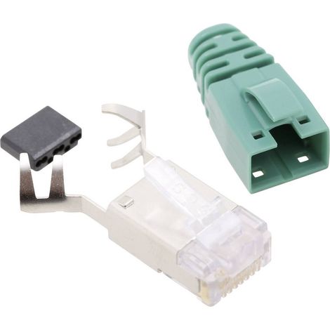Connectique RJ45 CAT 6 BEL Stewart Connectors SS39GNE RJ45 mâle, droit Pôle: 8P8C vert 1 pc(s) (1/3)