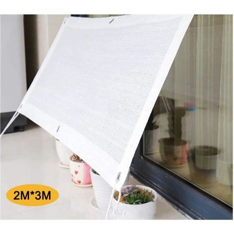 Voile d'ombrage, maille, ombrage, pour plantes, extérieur, protection solaire, résistant aux UV, bâche de terrasse, 2M3M (1/4)