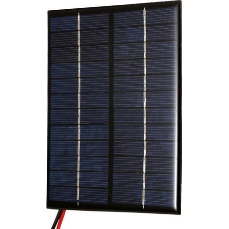 AIPERQ 2W 12V Solar Panel with Polycrystalline Silicon Clips DIY IMPHERPORSH PORTABLE CAMPING COMPATIBLE FOR LETURE STREET GARDEN LAMP HEAD (1/4)