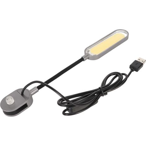 Lampe LED à pince étanche pour aquarium, rotation à 360°, 5 W, pour aquarium planté d'eau douce. (1/3)