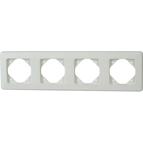 Kopp 4 vie Telaio di copertura Europa Bianco artico, Opaco 303413080 1 pz.