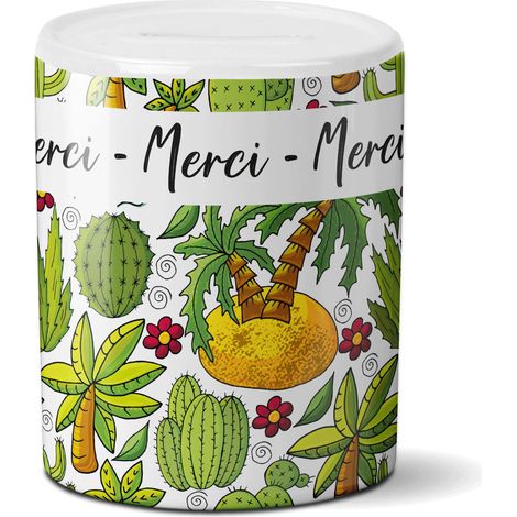 Tirelire pourboire - Tips - Tropical - Restaurant, bar, glacier ambiance tropicale (1/5)