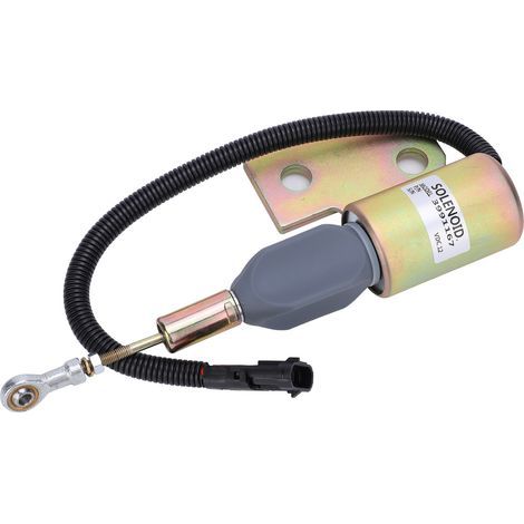 Électrovanne d'arrêt 12V pour Cummins 4BT - Interrupteur de coupure d'huile 3991167 (1/5)
