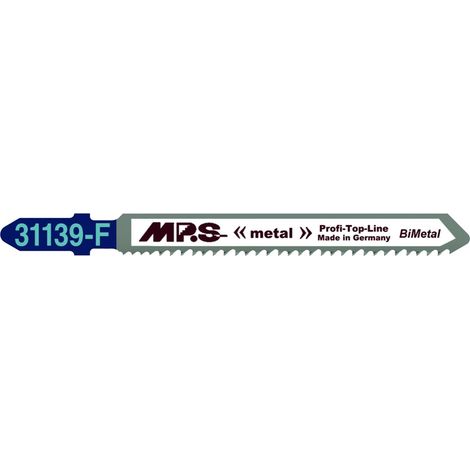 Lame de scie sauteuse MPS 31139-F, compatible avec scie sauteuse, 5 unités.