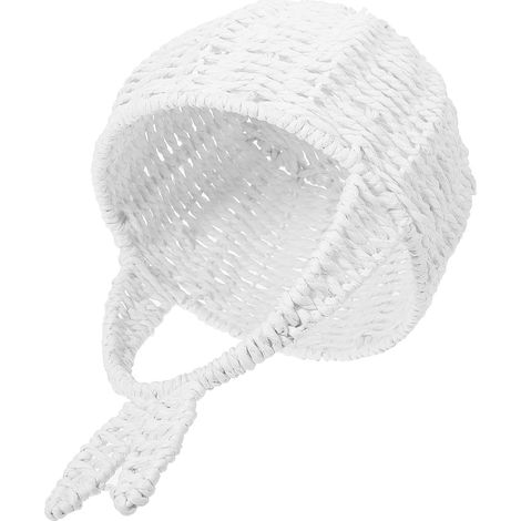 de rangement portable tissé à la main avec des oreilles de (1/5)