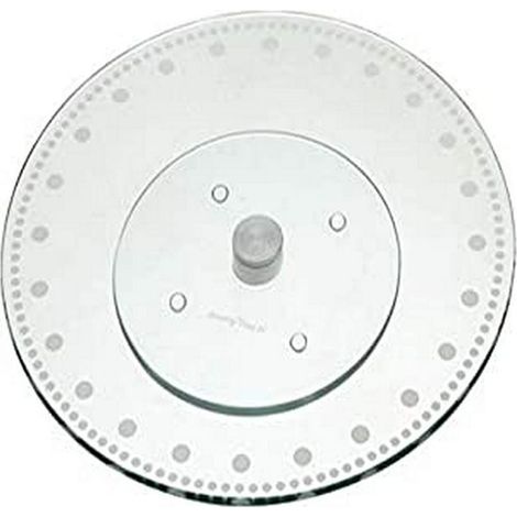 KitchenCraft Sweetly Does It Alzata Girevole per Torte in Vetro, Confezione Regalo, 30 cm (1/5)