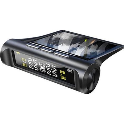 Sistema di monitoraggio della pressione degli pneumatici, rilevatore di pressione degli pneumatici, sistema intelligente di monitoraggio della sicurezza degli pneumatici per auto, camper, rimorchi, SU (1/5)