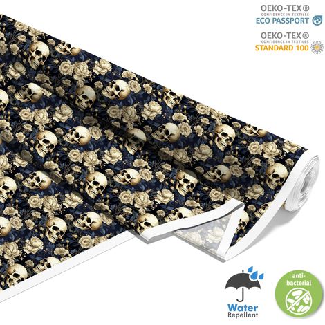 TESSUTI DECORATIVI PER ESTERNI OXFORD - Motivo Teschio I DX4296 (1/5)