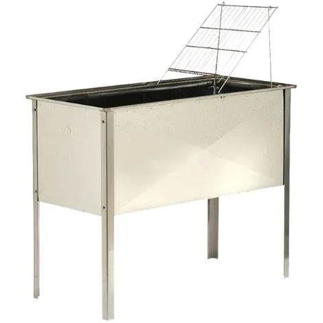 Art.27G Banco disopercolatore inox 18/10 cm 130x48x50h con leggio
