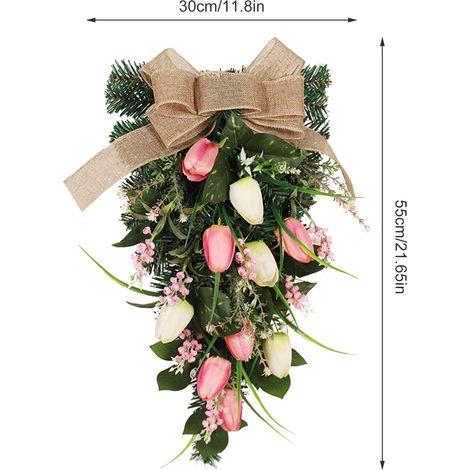 Tulpen und Glockenblumen hingen kopfüber. (1/5)