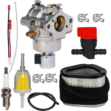 12 853 117-S Carburetor 12 083 10-S Air Filter Spark Kit compatible avec Kohler CV490 CV491 CV492 CV493 CV460S CV13 CV14 CV15 CV16 12-853-93-S 12 853 10 7-S (1/4)