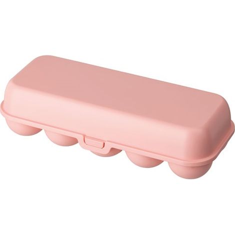 KOZIOL - EGGS TO GO BOITE 10 ŒUFS rose (1/5)