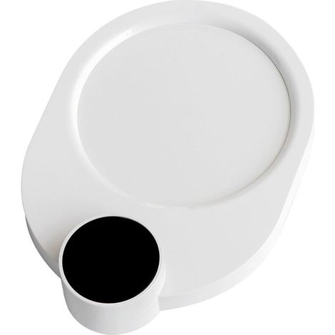 Mug Warmer, Electric Coffee Warmer for Desk with Auto Shut-Off, 3 Temperature Adjustable LED Display (White)