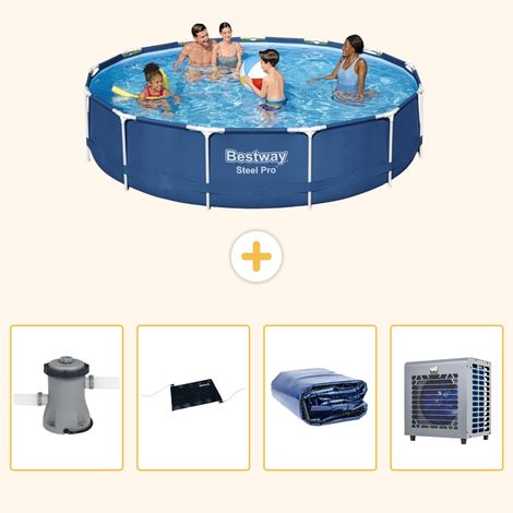 Bestway Bestway Steel Pro Ronde - 396x84 cm - 5-pièces S216 (1/5)