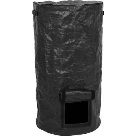 Sac à déchets-Sac de compost organique bacs à compost de jardin cuve de fermentation des déchets réutilisable 45 80 cm 34 gallons (1/3)