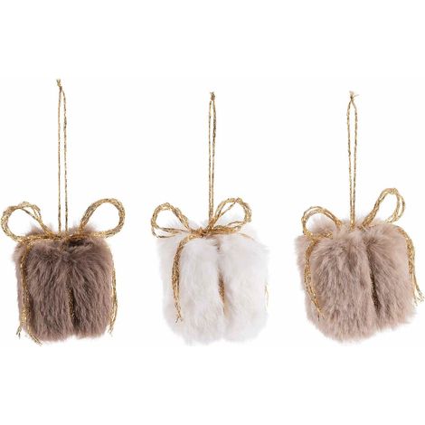 Set 36 pacchetti regalo Natalizi da appendere -Addobbi per albero in peluche (1/2)